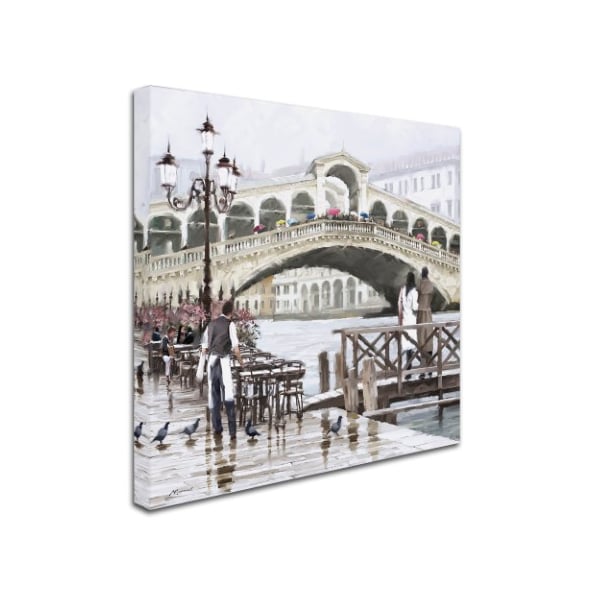 The Macneil Studio 'Rialto Bridge' Canvas Art,18x18